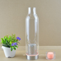 Custom Juice Bottle Glass, Glass Tea Infuser Water Bottle with Metal Lid